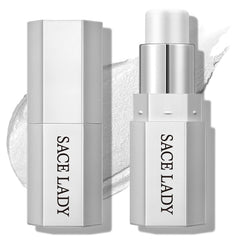 SACE LADY Highlighter Makeup Stick Cream Glow Shimmer for Face, Eyes & Lips – Natural Radiant Finish