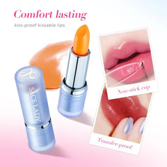SACE LADY Upgraded Color-Changing Tinted Lip Balm – Moisturizing, Non-Sticky & Transfer-Resistant