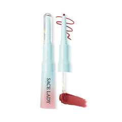 SACE LADY 2-in-1 Lip Cream Booster - Lip Liner & Cream Fusion, Soft Matte Blurred Finish, Lightweight Hydrating Non-Stick Formula for Comfortable Makeup