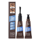 SACE LADY 24H Lock Eyebrow Gel – Waterproof Brow Gel with Built-in Brush, Natural Finish