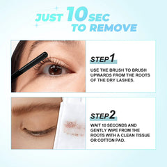 SACE LADY Gentle Mascara Remover – Oil-Free Waterproof Eye Makeup Remover for Sensitive Eyes