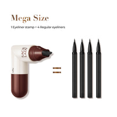 SACE LADY Dual-End Eyeliner Stamp Waterproof Long Lasting Easy Winged Eye Makeup