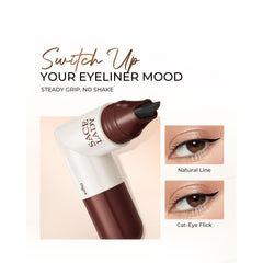 SACE LADY Dual-End Eyeliner Stamp Waterproof Long Lasting Easy Winged Eye Makeup