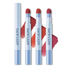 SACE LADY Matte Air Cushion Lip & Cheek Cream – Velvet, Long-Lasting, Non-Sticky, Waterproof