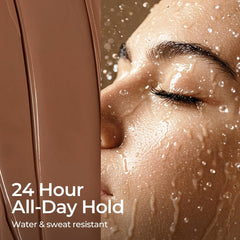 SACE LADY 24H Lock Eyebrow Gel – Waterproof Brow Gel with Built-in Brush, Natural Finish