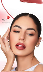 SACE LADY 2-in-1 Lip Cream Booster - Lip Liner & Cream Fusion, Soft Matte Blurred Finish, Lightweight Hydrating Non-Stick Formula for Comfortable Makeup